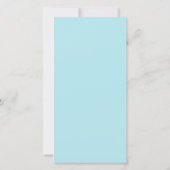 Chique Vintage Bloem Botanisch  Bedankkaart (Achterkant)