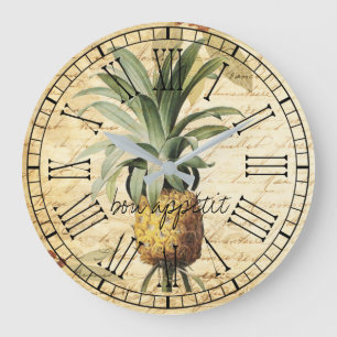 Chique vintage Franse ananas bon apetit rustiek Grote Klok