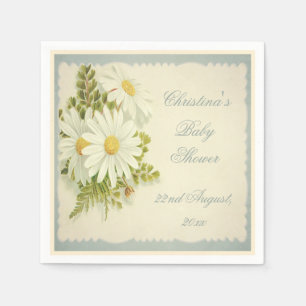 Chique Vintage Margrieten Baby Shower Feestservetj Servetten