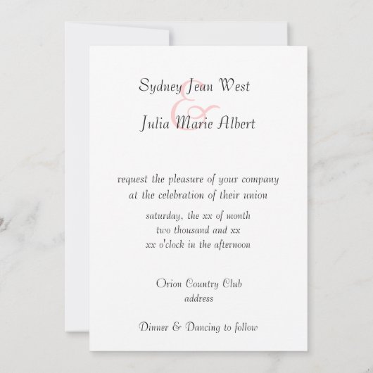 Chique, Vintage, Paris, bruiloft uitnodiging (Achterkant)