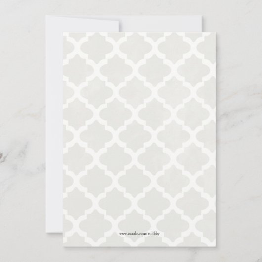 Chique vrijgezellenfeest aangepaste uitnodiging (Achterkant)