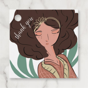 Chique vrouw plantenliefhebber blogger dank je  bedankjes labels