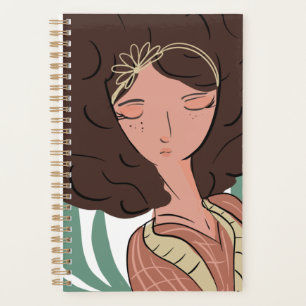 Chique vrouw plantenliefhebber blogger planner