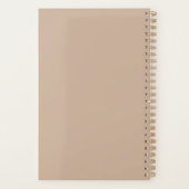 Chique vrouw plantenliefhebber blogger planner (Achterkant)
