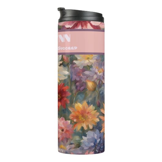 Chique Waterverf Afstuderen Cadeaus voor kleindoch Thermosbeker (Geroteerd rechts)