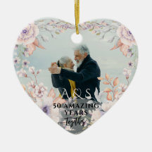 Chique Waterverf Bloem Bruiloft Jubileum 2 Foto