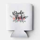 Chique Waterverf Bloemen Bruiloft Bruid Tribe Blikjeskoeler (Achterkant)