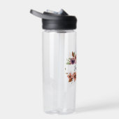 Chique Waterverf bloemen Waterfles (Rechts)