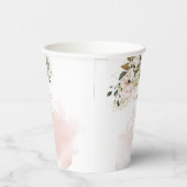 Chique waterverf bloesem gouden 16e verjaardag papieren bekers (Rechts)