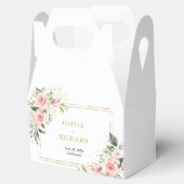 Chique waterverf blozen Bruiloft gunst doos Bedankdoosjes (Geopend)