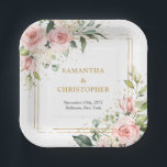 Chique waterverf blozen eucalyptus goud papieren bordje<br><div class="desc">Hoe mooi zijn deze chique waterverf bloesems eucalyptus goud Papier Borden! Ze brengen een vleugje elegantie en sophisticatie naar elk evenement of bijeenkomst. De delicate waterverf bloesems, gecombineerd met de frisse eucalyptus en gouden tinten, creëer een charmante esthetiek die zeker indruk zal maken op uw gasten. Ideaal voor het toevoegen...</div>