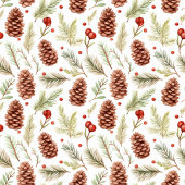 Chique waterverf dennenappels pastel groen kerstfe fleece deken