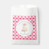 Chique Waterverf gelaagde taart met Rozen bakkerij Bedankzakje (Voorkant)