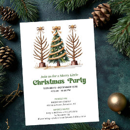 Chique waterverf luipaard kerstboomfeest  kaart
