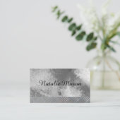 Chique Waterverf | Metalen staalbekleding Visitekaartje (Staand voorkant)