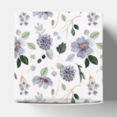 Chique Waterverf Paarse Bloemen Bedankdoosjes (Bovenkant)