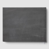 Chique Waterverf Zonnebloemen Krijtbord Trouwen Gastenboek (Achterkant)