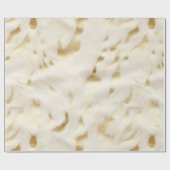 Chique Western Goud Wit Cream Koeienhuid Cadeaupapier (Vlak)