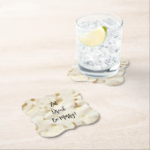 Chique Western Goud Wit Cream Koeienhuid Kartonnen Onderzetters (Insitu)