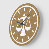 Chique wet kurkhout grote klok (Hoek)