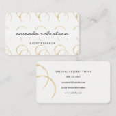 Chique wijnvlek patroon visitekaartje (Voorkant / Achterkant)