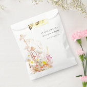 Chique Wildflower Mushroom Herfst Botanische bruil Bedankzakje (Gezegeld)