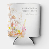 Chique Wildflower Mushroom Herfst Botanische bruil Blikjeskoeler (Voorkant)