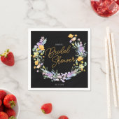 Chique Wildflower Script-Vrijgezellenfeest Servet (Insitu)