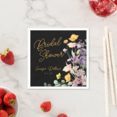 Chique Wildflower Script-Vrijgezellenfeest Servet (Insitu)