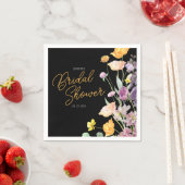 Chique Wildflower Script-Vrijgezellenfeest Servet (Insitu)