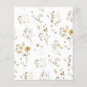 Chique Wildflower waar waren ze Vrijgezellenfeest  (Achterkant)