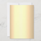 Chique winterbruiloft kaart (Achterkant)