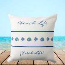 Chique wit blauw strepen Zee Life Beach House