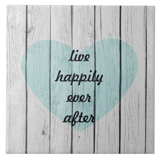 Chique wit rustiek hout tegeltje (Voorkant)