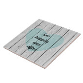 Chique wit rustiek hout tegeltje (Zijkant)