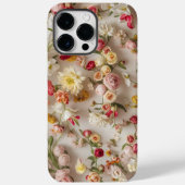 Chique witte bloemen esthetisch Case-Mate iPhone case (Achterkant)