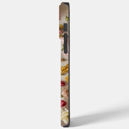 Chique witte bloemen esthetisch Case-Mate iPhone case (Achterkant / Links)