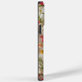 Chique witte bloemen esthetisch Case-Mate iPhone case (Achterkant / Rechts)