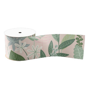 Chique woestijn blush retro vlinder bladeren tuin grosgrain lint