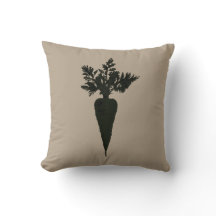 Chique wortel kleur blok | Accentkussen