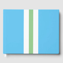 Chique zacht groen wit verticale strepen op hemels