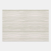 Chique zachte blozende bloemen inpakpapier vel (Voorkant 3)