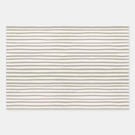 Chique zachte blozende bloemen inpakpapier vel (Voorkant 3)