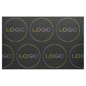 Chique Zakelijk Aangepaste Logo Fotosjabloon Stof (Fat Quarter)