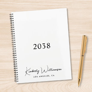 Chique Zakelijke Monogram Initialen Agenda