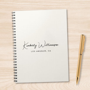 Chique Zakelijke Monogram Initialen Notitieboek