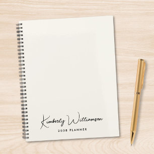 Chique Zakelijke Monogram Planner