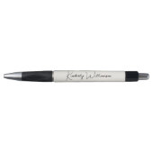 Chique Zakelijke Script Monogram Pen (Voorkant)