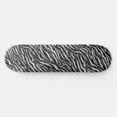 Chique Zebra Dierenprint Esthetiek Persoonlijk Skateboard (Horizontaal)