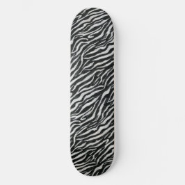 Chique Zebra Dierenprint Esthetiek Persoonlijk Skateboard